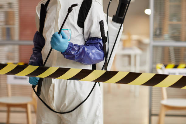 Professional Biohazard Cleanup technician working in Silver Lake, NJ